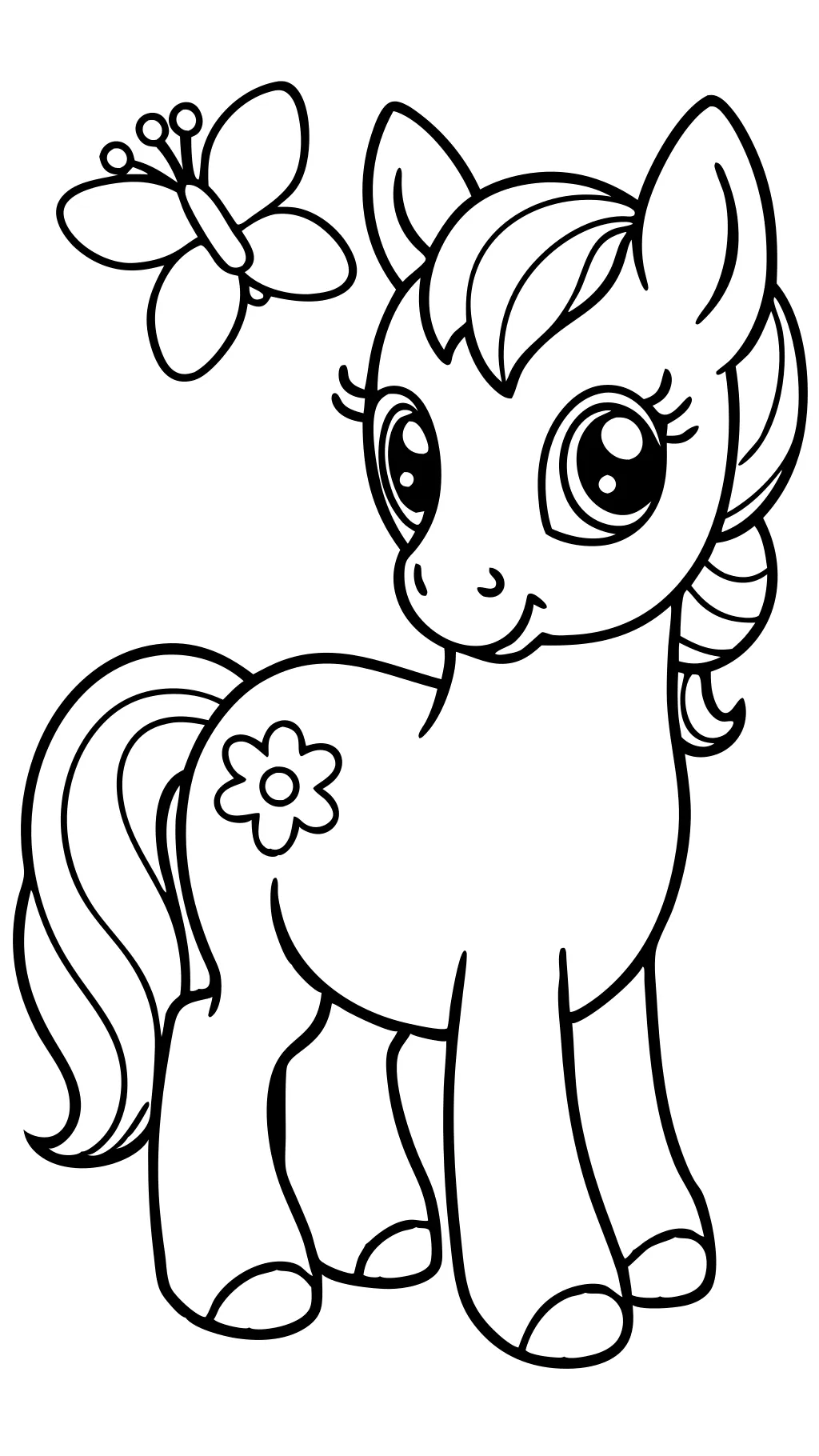 coloriages de poney